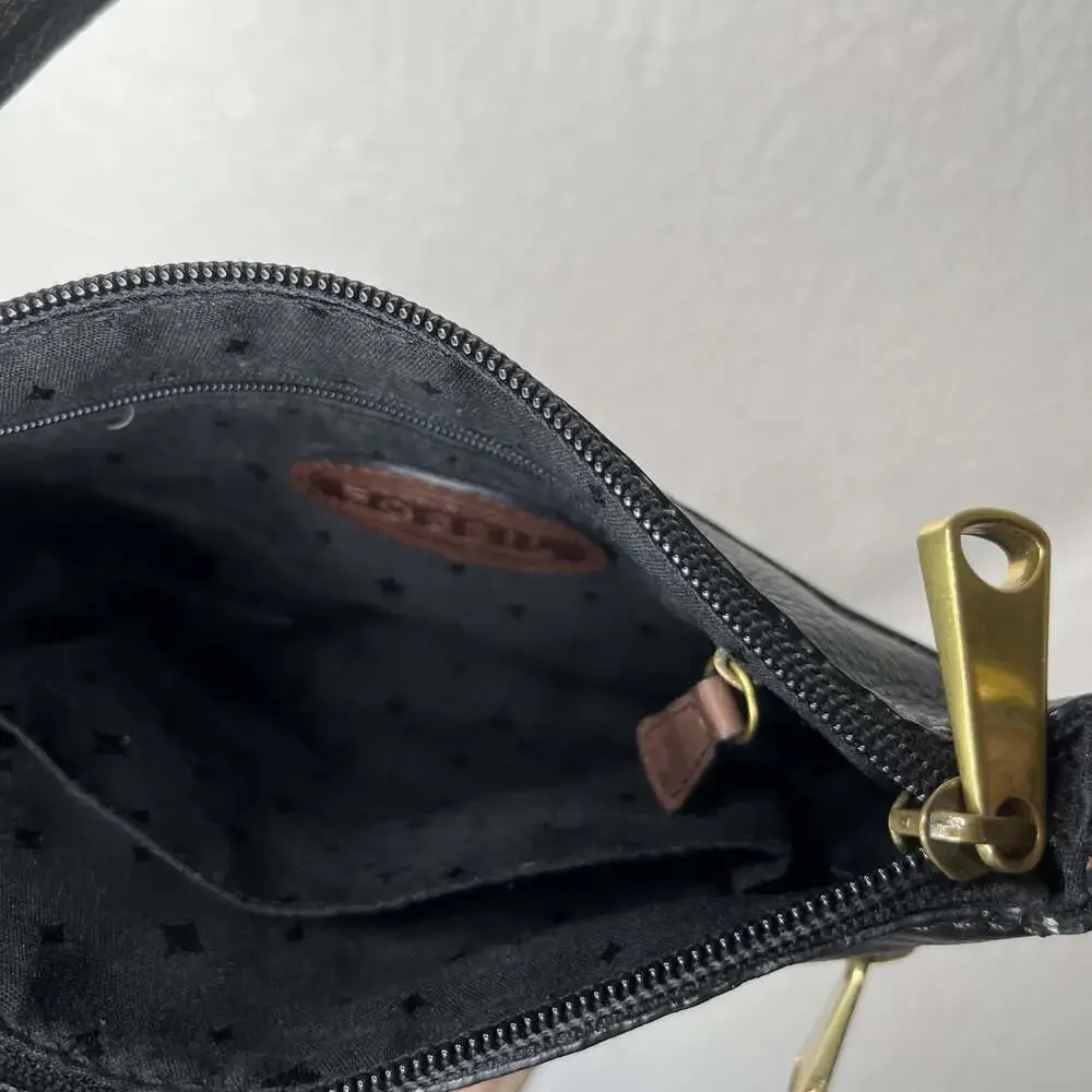 Fossil Black Crossbody Small Leather Bag - Picture 8 of 10